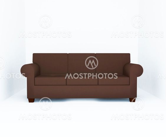 sofa in empty room