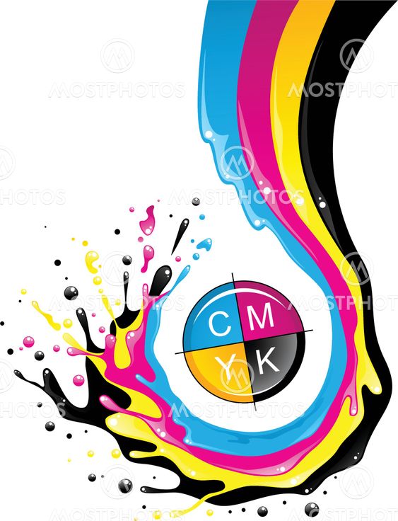 CMYK splash