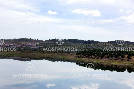 Small village near Alqueva lake.