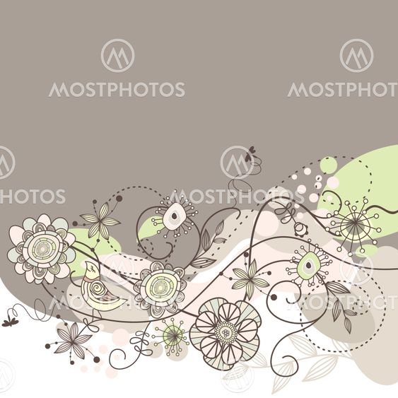 cute floral background