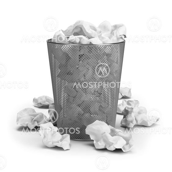 wastepaper basket