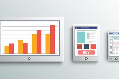 Set of modern digital devices