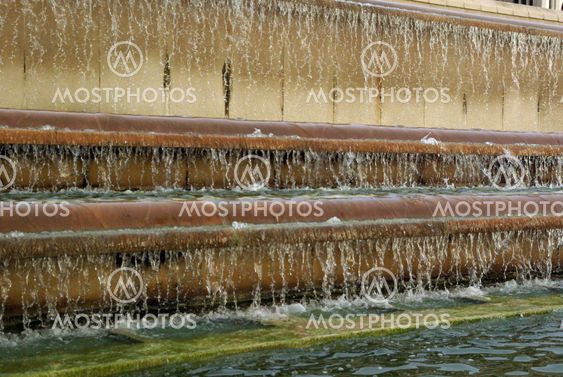 Flowing water