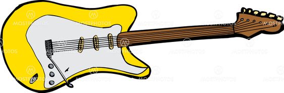 Yellow Electric Guitar