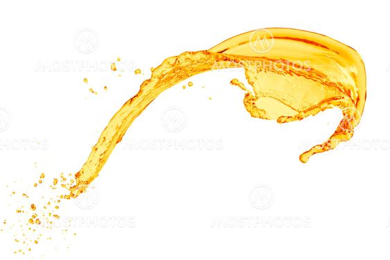 orange juice splash