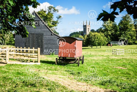 Village scene - Chawton Hampshire UK
