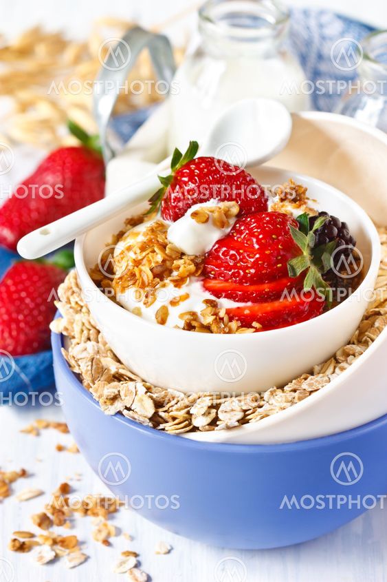 Oat flakes.