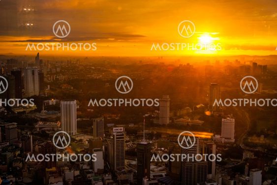 Kuala Lumpur at sunset