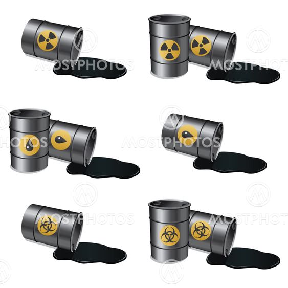 Set of barrels.
