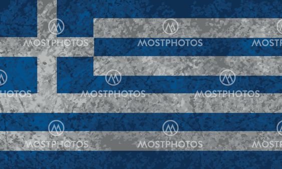 Greek Flag Grunge