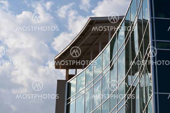 Reflections in glass windows