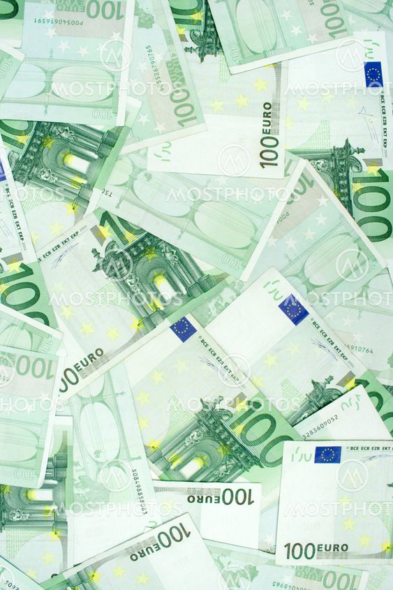 One Hundred Euro Banknotes
