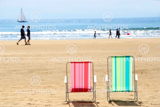 Beach chairs
