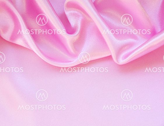 Smooth elegant pink silk as background