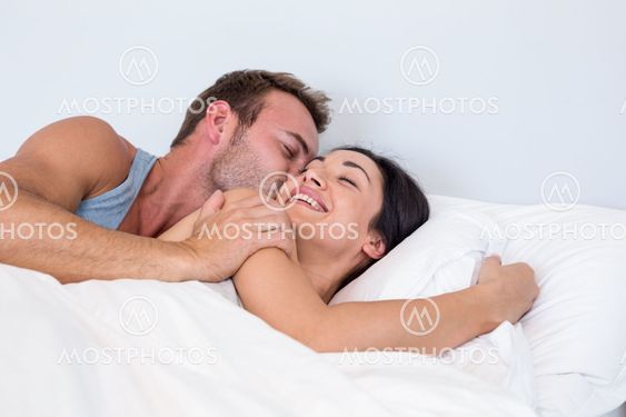Beautiful young couple relaxing