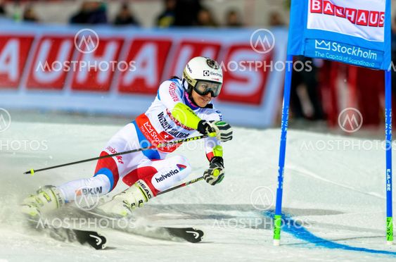 Winner Wendy Holdener (AUS) at FIS SKI WORLD CUP