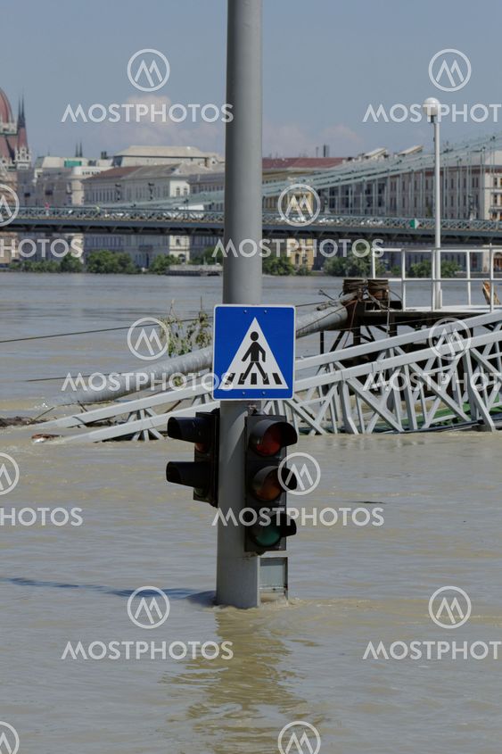 flooded city