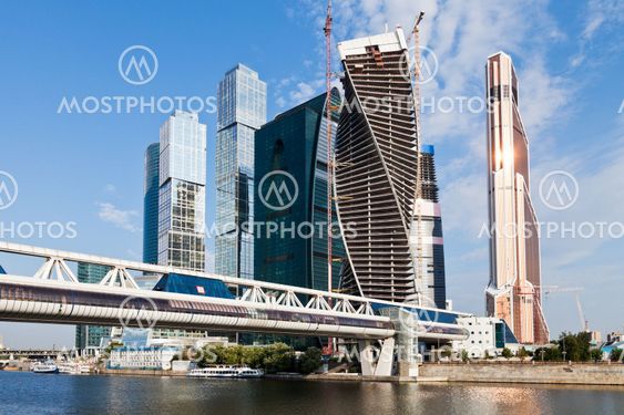 the Moscow City district
