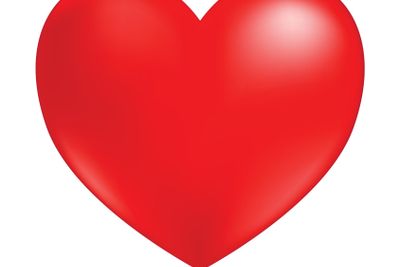 heart isolated on white