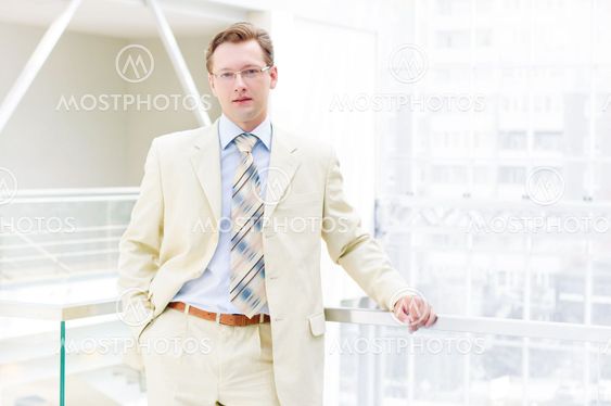 Smiling business man