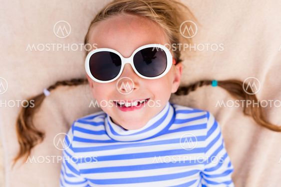 Adorable little girl on vacation