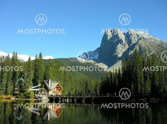 Mount Burgess and Emerald Lake, Yoho National Park, Canada