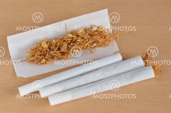 Hand rolled cigarette
