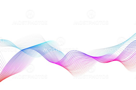 blue pink waves background