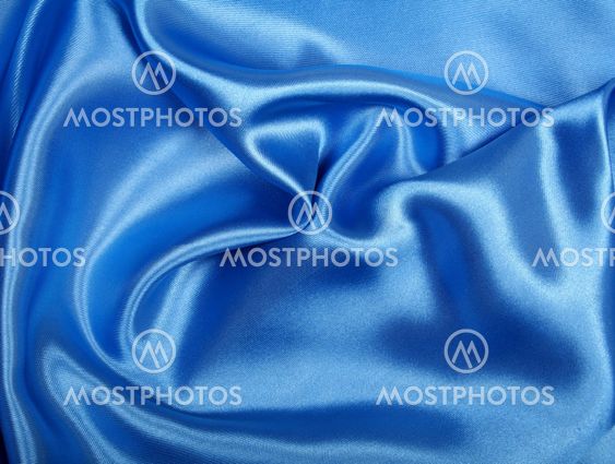 Smooth elegant blue silk can use as background