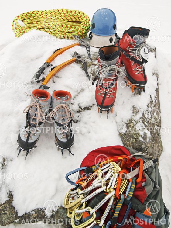 Ice climbing gear