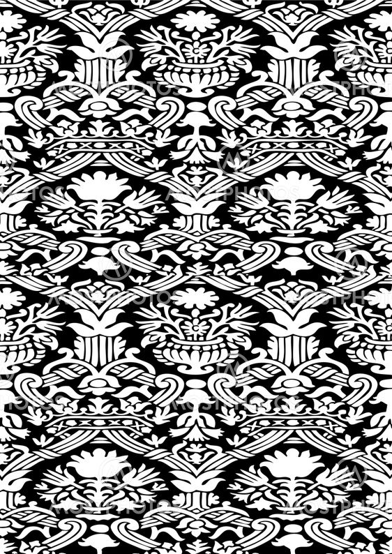 Black and white Seamless abstract hand-drawn floral pattern, vintage background. Seamless pattern can be used for wallpaper, pattern fills, web page background, surface textures, packaging, invitations.