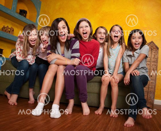 Group Of Girls Screaming