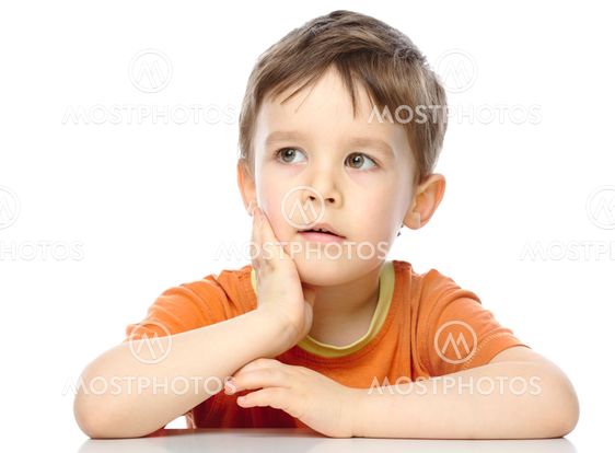 Portrait of a cute little boy