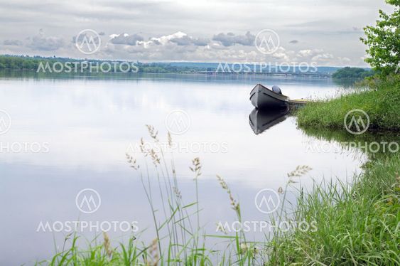 Motor Boat on the River