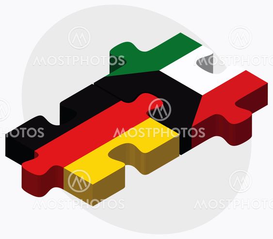 Germany and Kuwait Flags