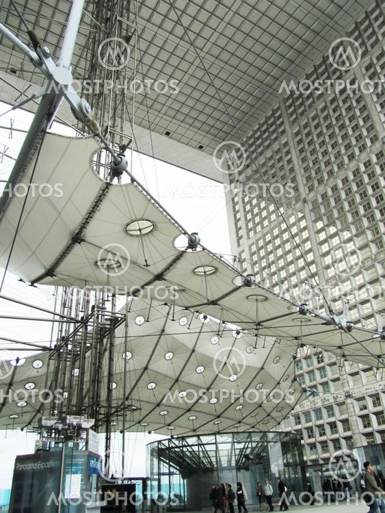 Tensioned structure
