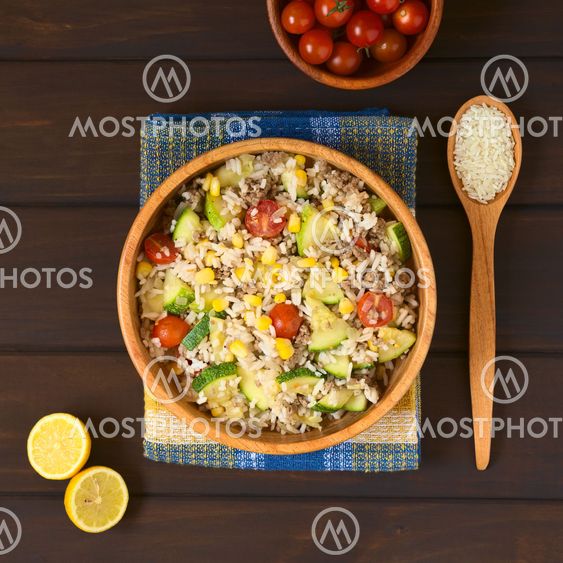 Rice Dish with Meat and Vegetables