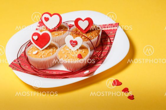 valentine's day muffins