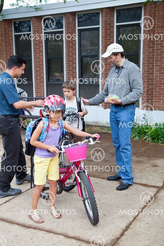 Kids Biking to School