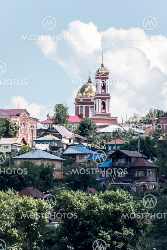 The City Of Birsk. View of the Cathedral of the Holy...