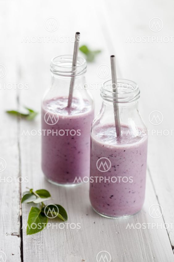 Blueberry smoothie