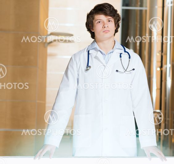 Portrait of a young doctor