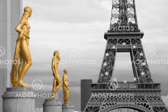 Gardens of the Trocadero, Paris, France