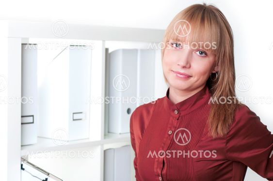 portrait of beautiful business woman