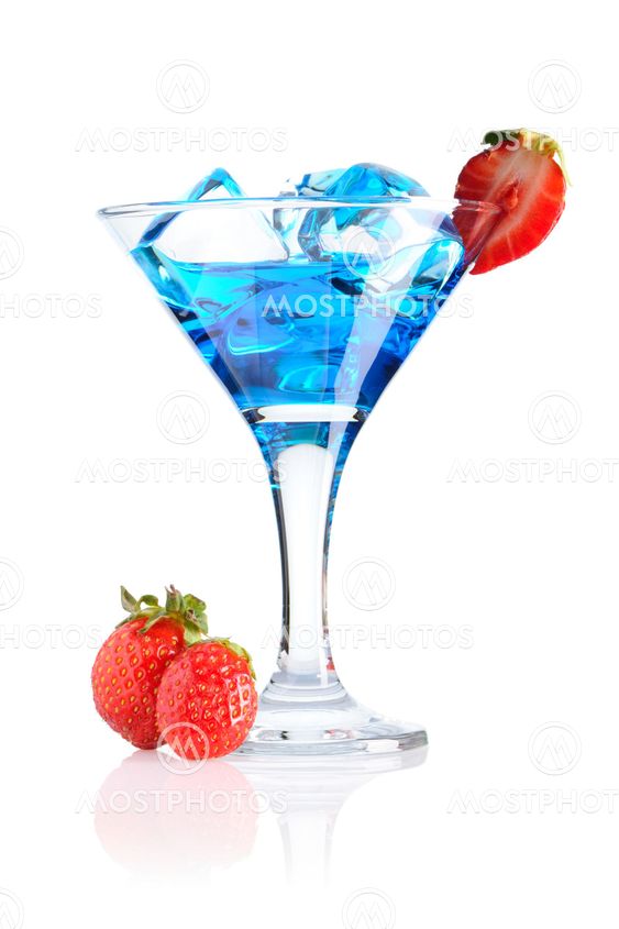 Blue Curacao cocktail