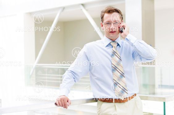 Smiling business man