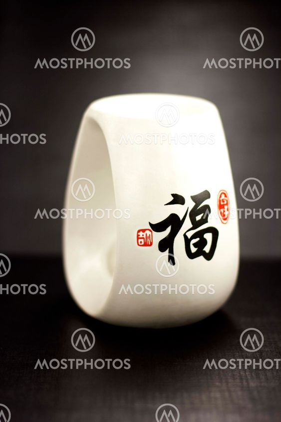 Oil burner on a black background