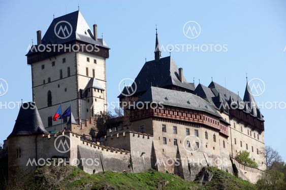 Grand View of Karlstejn Castle