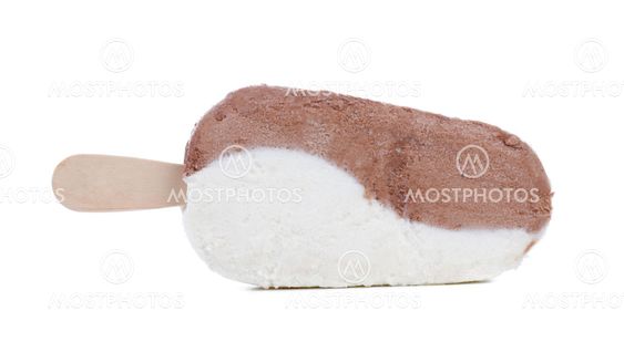 Vanilla and chocolate ice cream.