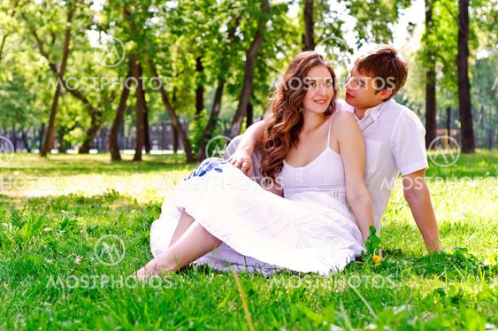 couple in the park